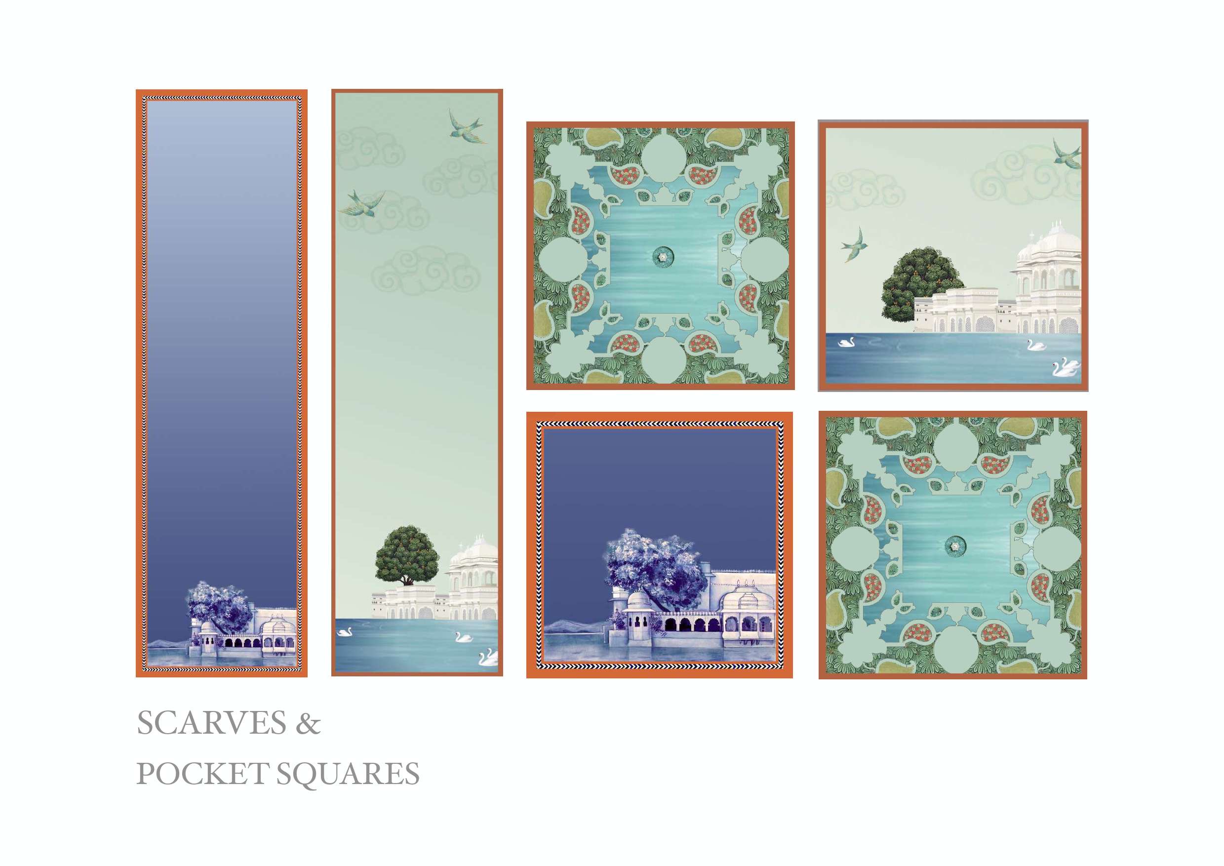 Teal Scarf Collection